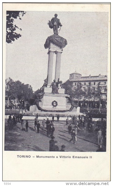 Cpa   Italie Turin Torino  Monumento  A Vittorio Emanuele II - Autres Monuments, édifices