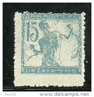 Yugoslavia ; 1919 Issue Stamp 15v. MNH** - Ungebraucht