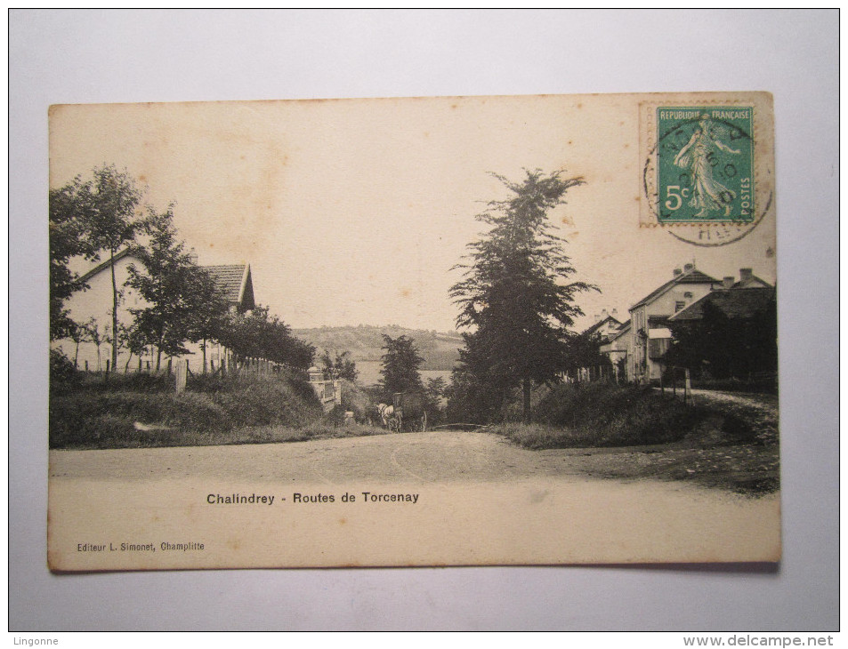 CHALINDREY Routes De Torcenay - Chalindrey