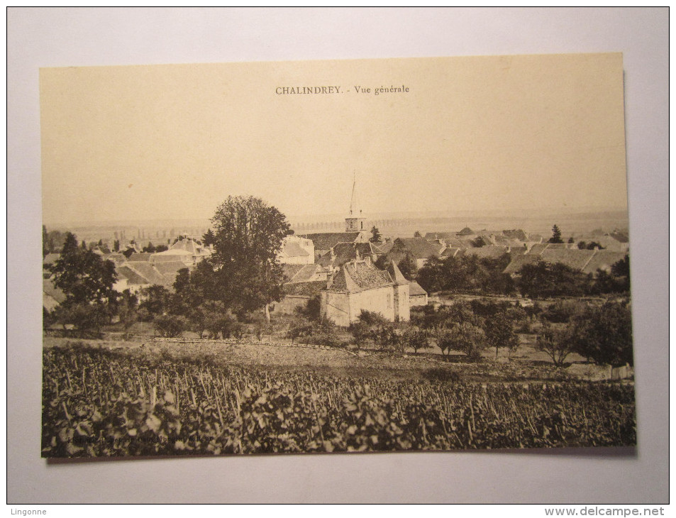 CHALINDREY Vue Générale - Chalindrey