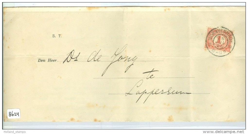 GESCHREVEN BRIEF Uit 1906 Van 's-GRAVENHAGE Naar LOPPERSUM NVPH 51 (8624)) - Briefe U. Dokumente