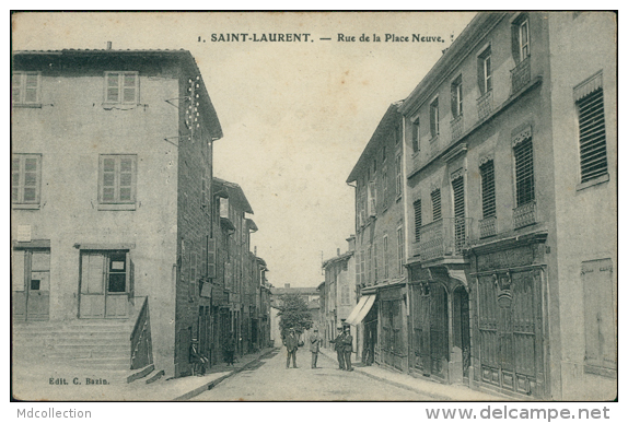 69 SAINT LAURENT DE CHAMOUSSET / Rue De La Place Neuve / - Saint-Laurent-de-Chamousset