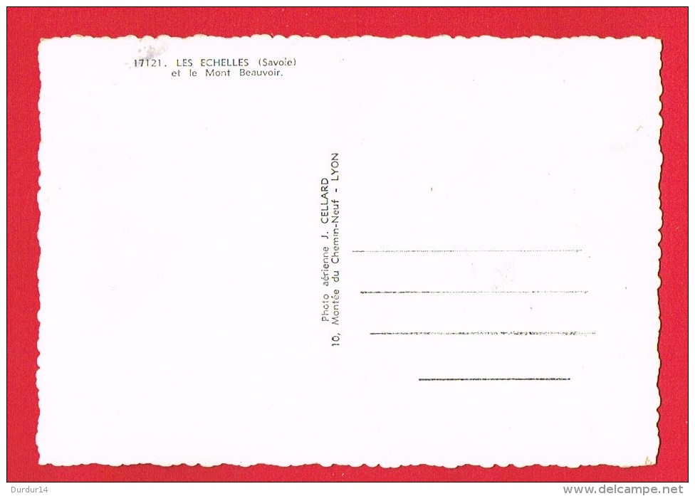 Savoie - LES ECHELLES - Et Le Mont Beauvoir - Les Echelles