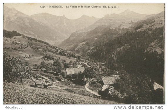 74 MANIGOD / La Vallée Et Le Mont Charvin / - Autres & Non Classés