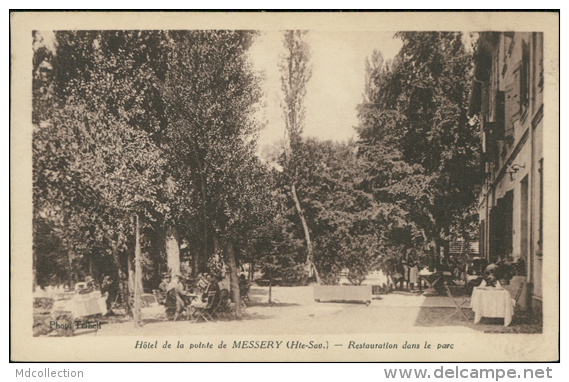 74 MESSERY / Hôtel  De La Pointe Restauration Dans Le Parc / - Messery