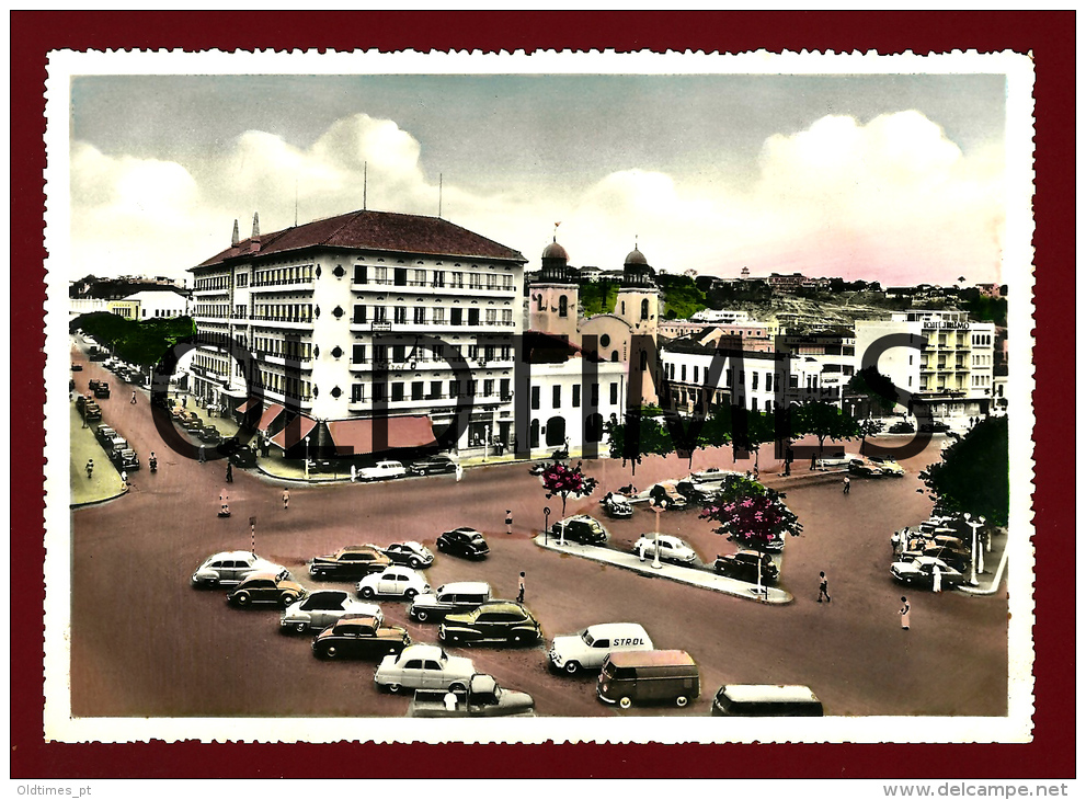 ANGOLA - LUANDA - UM TRECHO DA CIDADE MODERNA - 1950 REAL PHOTO PC - Angola
