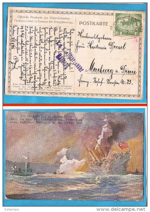 1915  ERSTE WELTKRIEG WW I AUSTRIA  SLOVENIJA SLOWENIEN  ZENSUR MARBURG MARIBOR    LEOBEN  POSTALCARD - Guerre Mondiale (Première)