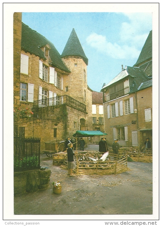 Cp, Commerce, Le Marché Aux Oies - Sarlat (24) - Marchés