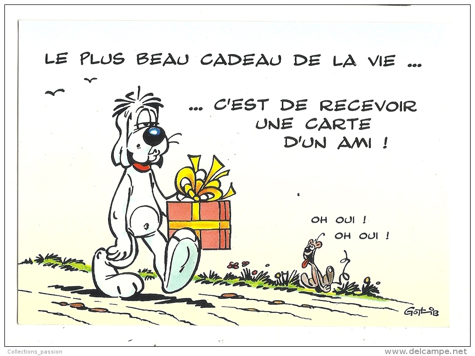 Cp, Bande Dessinée, Gai-Luron - Gotlib, écrite - Fumetti