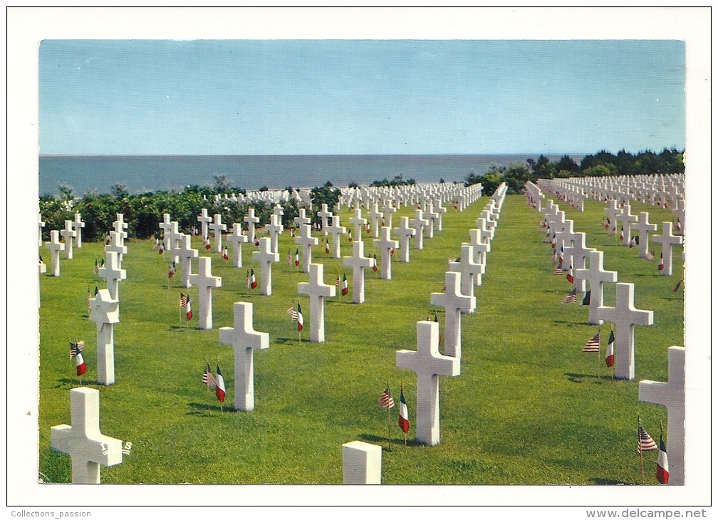 Cp, Militaria, Colleville - Saint-Laurent (14) - Cimetière Américain De Normandie - Cementerios De Los Caídos De Guerra