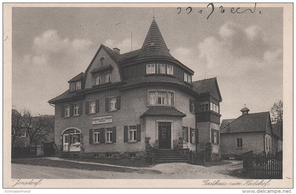 AK Jonsdorf Gasthaus Zum Heidehof Bei Waltersdorf Oybin Lückendorf Hain Zittau Olbersdorf Grossschönau Zittauer Gebirge - Jonsdorf