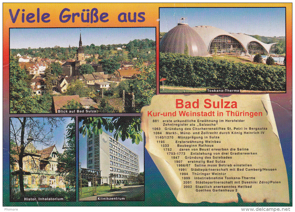 Ph-CPM - Allemagne Bad Sulza (Thuringe) Viele Grüsse Aus Bad Sulza - Bad Sulza