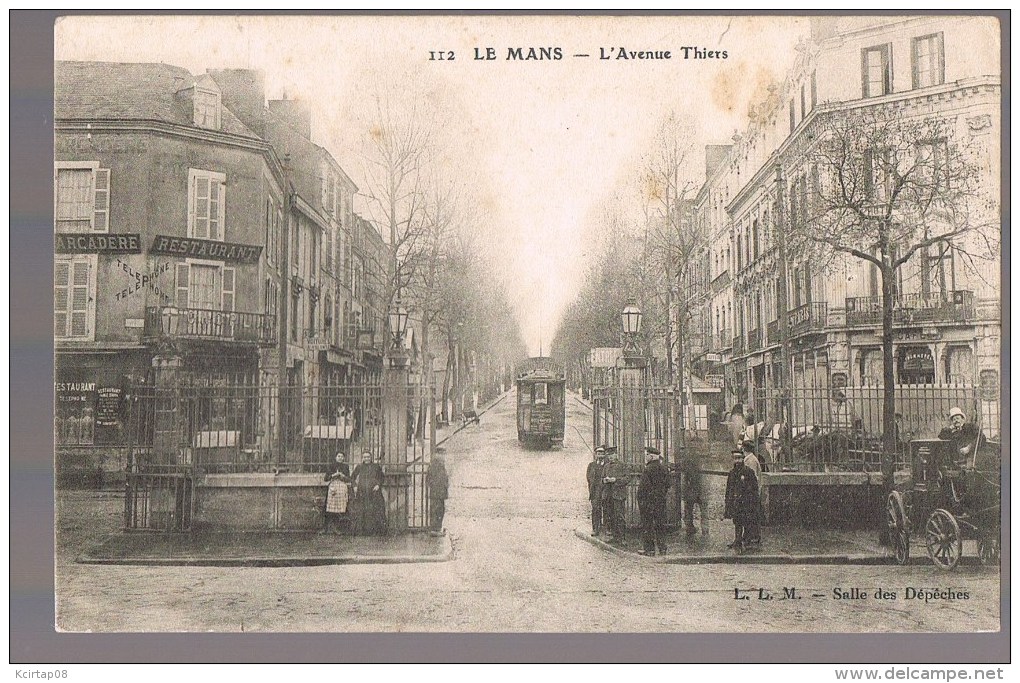 LE MANS . Avenue Thiers . - Le Mans