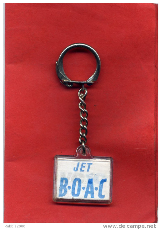 PORTE CLEFS BRITISH OVERSEAS AIRWAYS CORPORATION BOAC  JET VC 10 COMPAGNIE AERIENNE ANGLAISE - Werbung