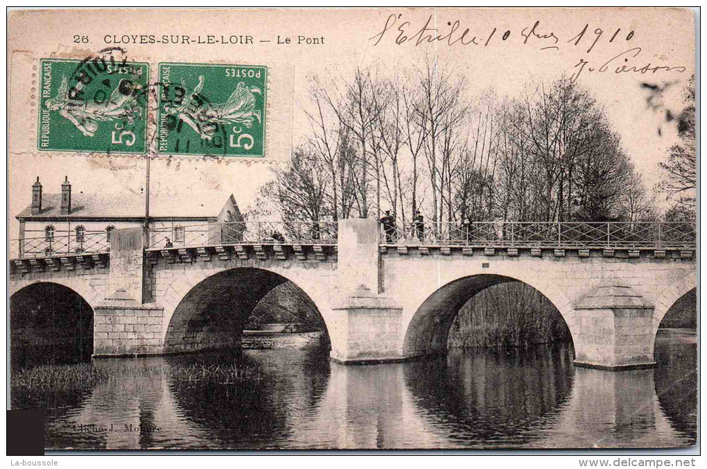 28 CLOYES SUR LE LOIR - Le Pont - Cloyes-sur-le-Loir