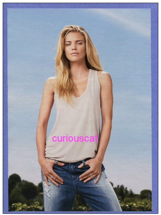 PUBLICITES USA MAGAZINE ADVERTISEMENT RECLAME WERBUNG REKLAME PUBBLICITA PUBLICIDAD For FASHION MODE JEANS TANK TOP - Publicités