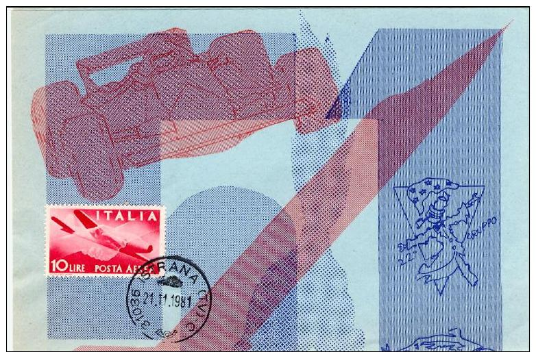 1981-Italia Depliant Benvenuti ""caserme Aperte"" Aeroporto Istrana 1981 - Airmail