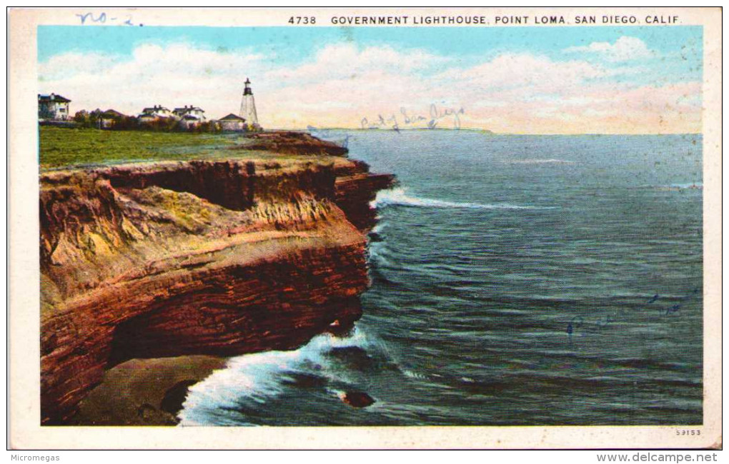 Government Lighthouse - Point Loma - San Diego, Calif. - San Diego