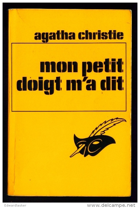 LE MASQUE N°1115 : Mon Petit Doigt M'a Dit //Agatha Christie - Très Bon état - Le Masque