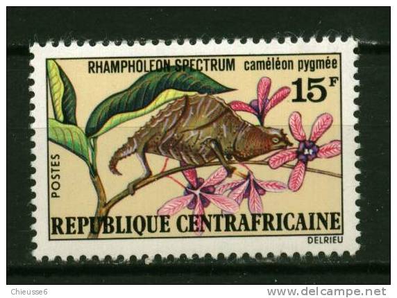 Rep. Centrafricaine ** N° 197 - Caméléon Pygmée - Zentralafrik. Republik