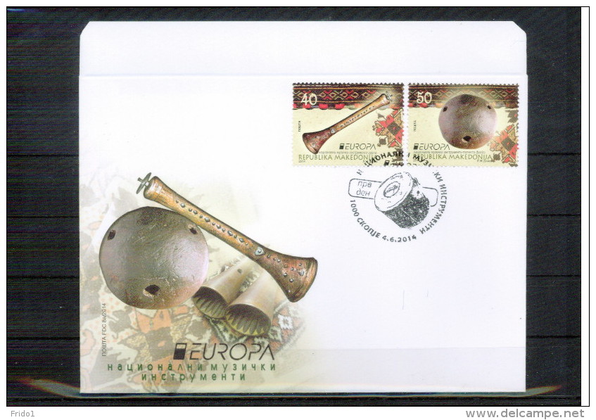 Makedonien / Macedonia 2014 Europa Cept  Satz / Set FDC - 2014