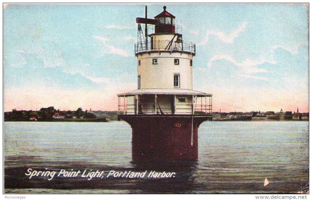 Spring Point Light, Portland Harbor - Portland