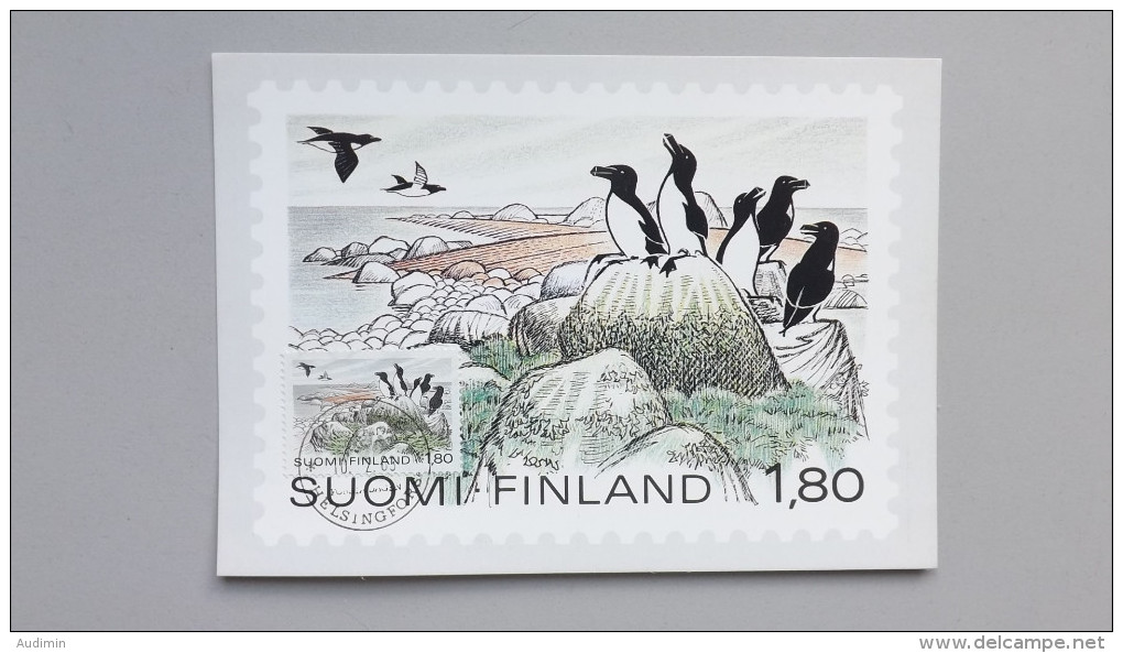 Finnland 920y Yt 884 Fa 922 Maximumkarte MK/CM, ESST, Tordalken Im Nationalpark Östlicher Finnischer Meerbusen - Maximum Cards & Covers