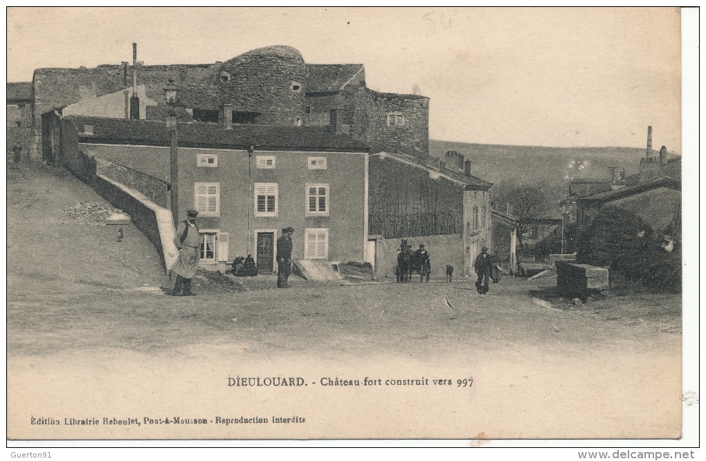 ( CPA 54 )  DIEULOUARD  /  Château Fort Construit Vers 997  - - Dieulouard