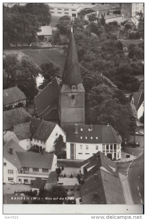 4993 RAHDEN, Blick Auf Die Kirche - Luebbecke