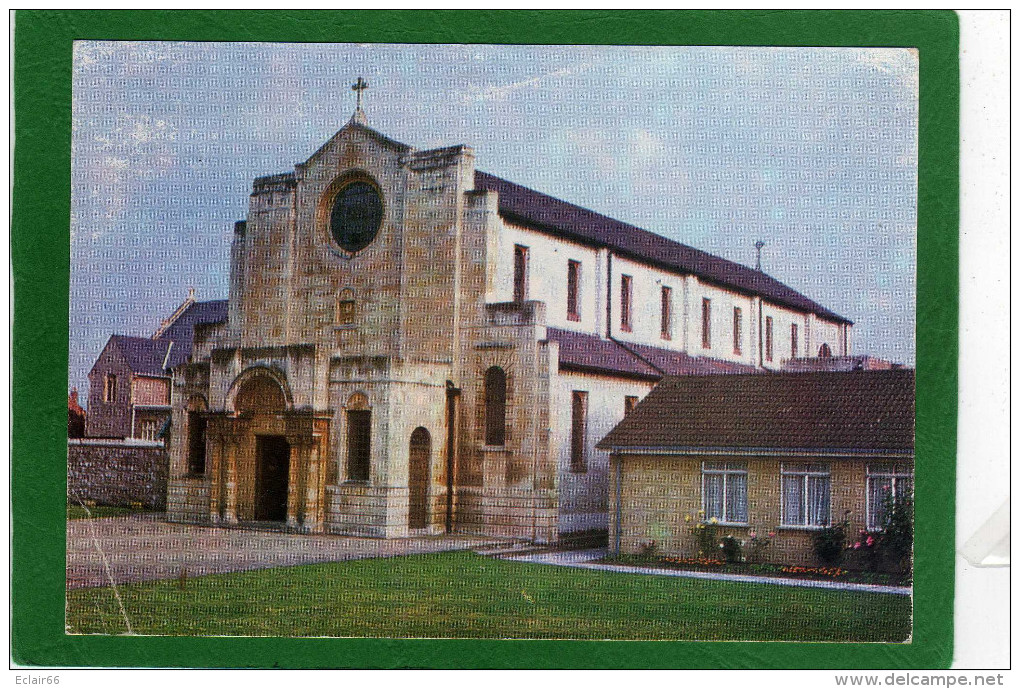 WESTON-SUPER-MARE  CORPUS CHRISTI CHURCH  Built 1929, Consecrated 1934 Cpm  Année 1974 - Weston-Super-Mare