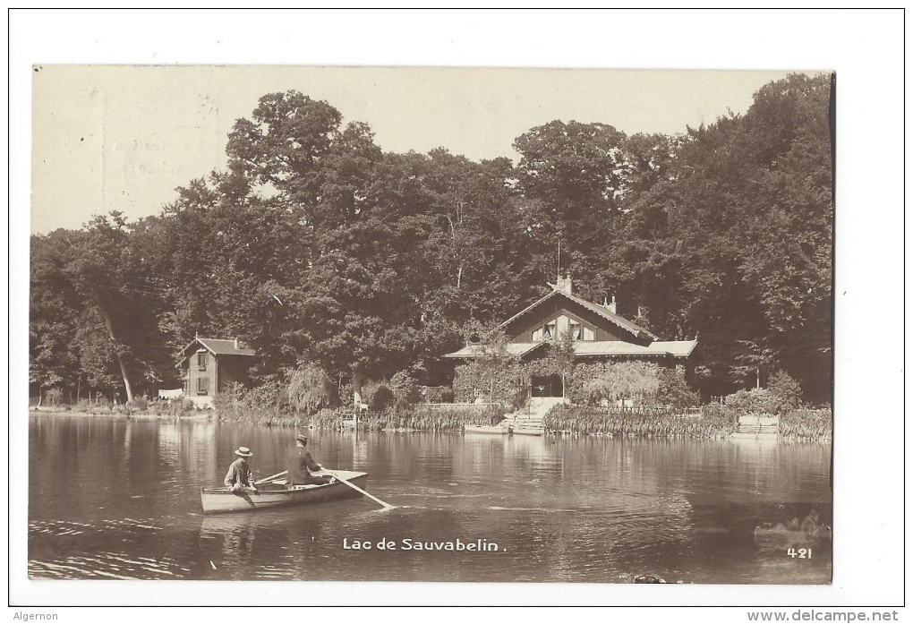 9634 -  Lausanne Lac De Sauvabelin Barque - Lausanne