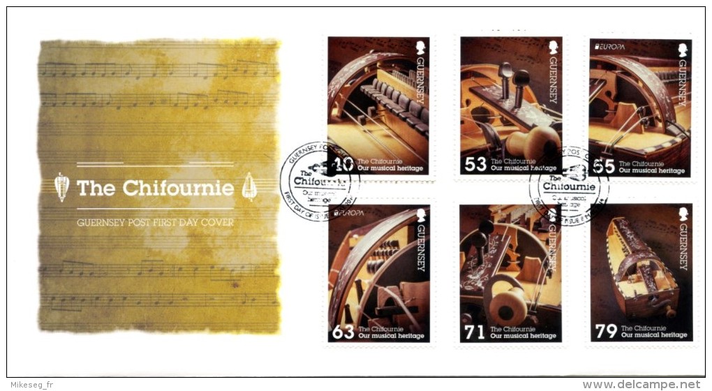 Europa 2014 - Guernesey Guernsey FDC 6 Timbres - 2014
