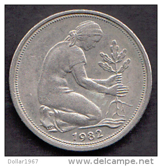 50 Pfennig 1982   G - 50 Pfennig