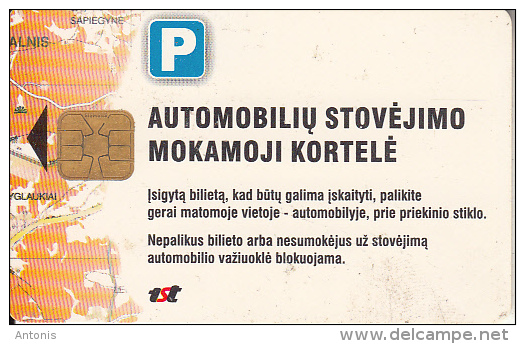 LITHUANIA - TST Parking Card, Used - Other & Unclassified