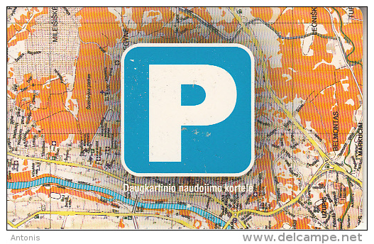 LITHUANIA - TST Parking Card, Used - Other & Unclassified