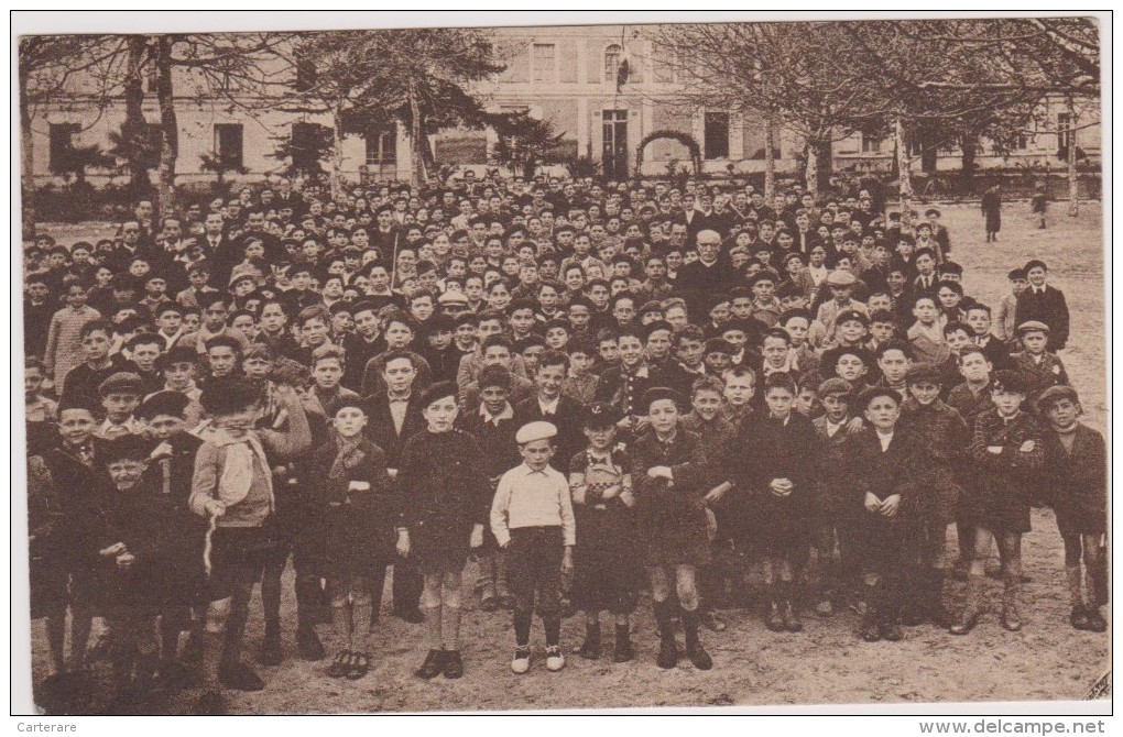 GRADIGNAN EN 1947,GIRONDE,institution  Saint  François Xavier,peuplés D´enfants Du Pays,solidarité,aprés Guerre,rare - Gradignan