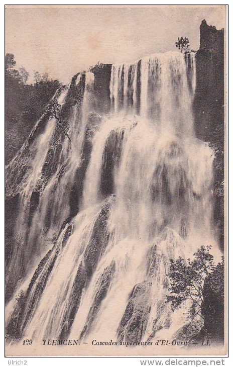 CPA Tlemcen - Cascades Superieures D'El-Ourit - 1927 (6010) - Tlemcen