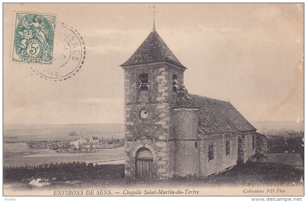 SAINT MARTIN DU TERTRE, La Chapelle, Cachet Perlé - Saint Martin Du Tertre