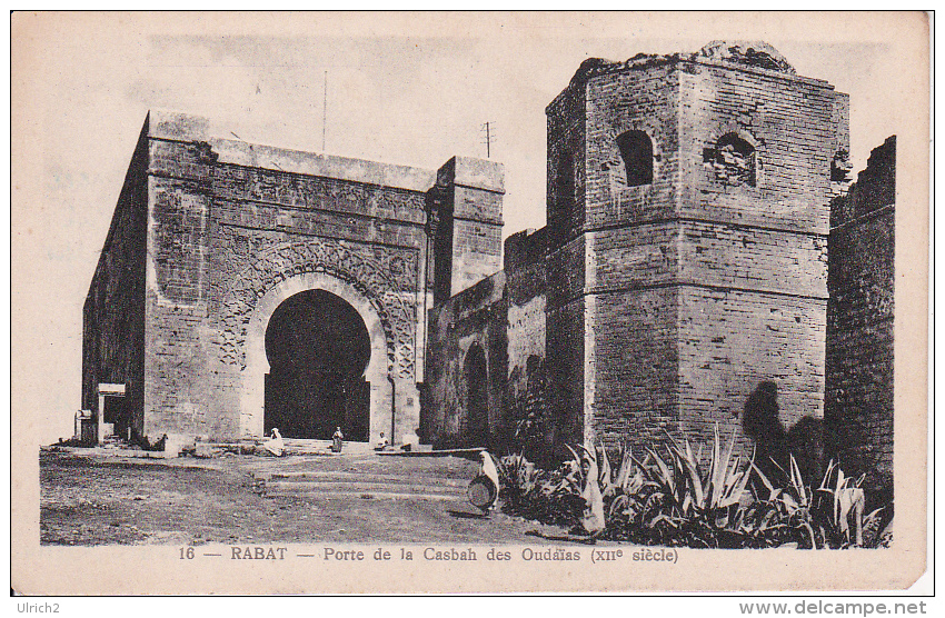 CPA Rabat - Porte De La Casbah Des Oudaias - 1927 (6017) - Rabat