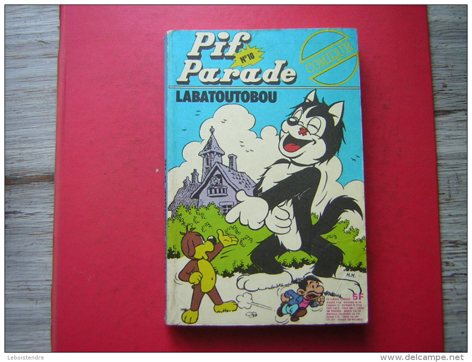 BD  PETIT FORMAT   PIF PARADE N° 10   EDITIONS VAILLANT 1979  COMIQUE  LABATOUTODOU - Pif & Hercule