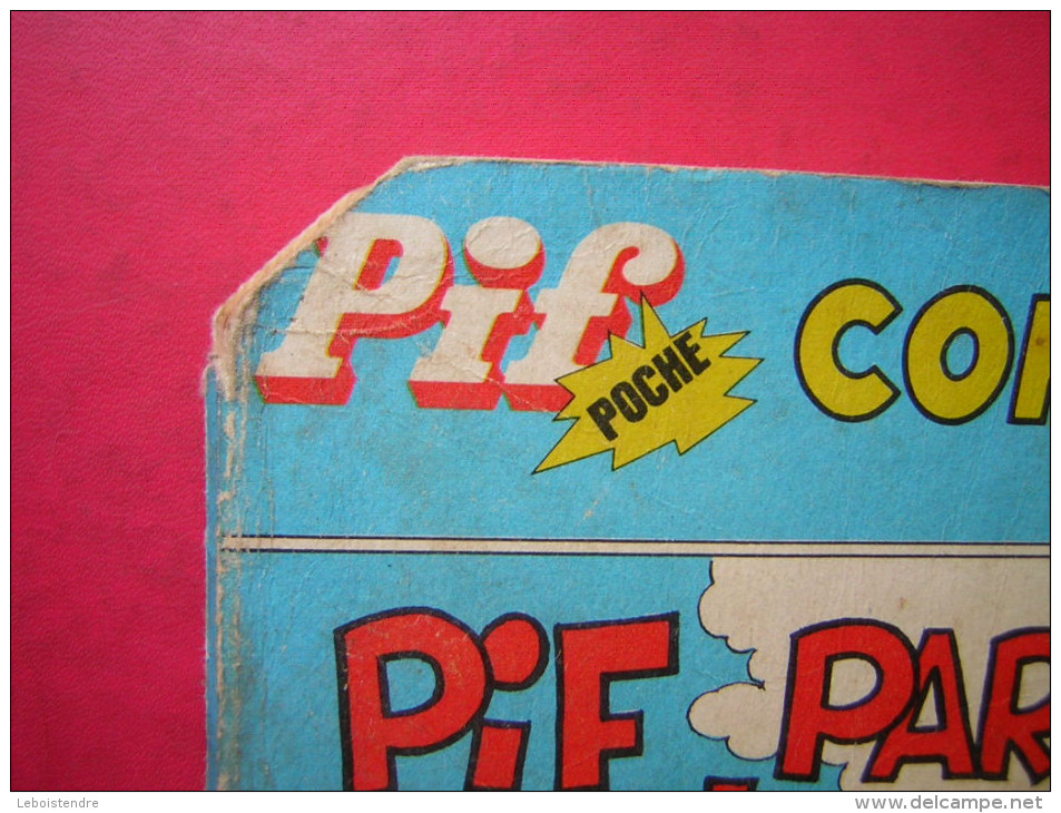 BD  PETIT FORMAT   PIF POCHE    EDITIONS VAILLANT 1977  COMIQUE   NUMERO SPECIAL HORS SERIE  PIF PART EN VACANCES - Pif & Hercule