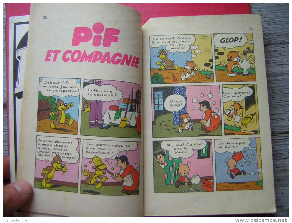 BD  PETIT FORMAT   PIF POCHE    EDITIONS VAILLANT 1977  COMIQUE   NUMERO SPECIAL HORS SERIE  PIF PART EN VACANCES - Pif & Hercule