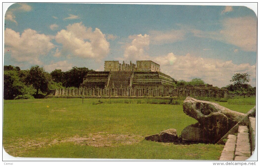 CPSM - Templo De Los Guerreros Y Las Mil Columnas - Chichén Itzà, Yucatan (Mexico)  - 1966 - Mexique