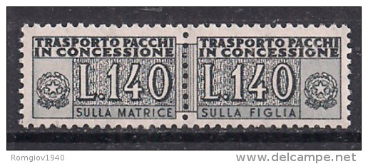 ITALIA 1955-81 PACCHI IN CONCESSIONE SASS. 15 MNH XF - Colis-concession