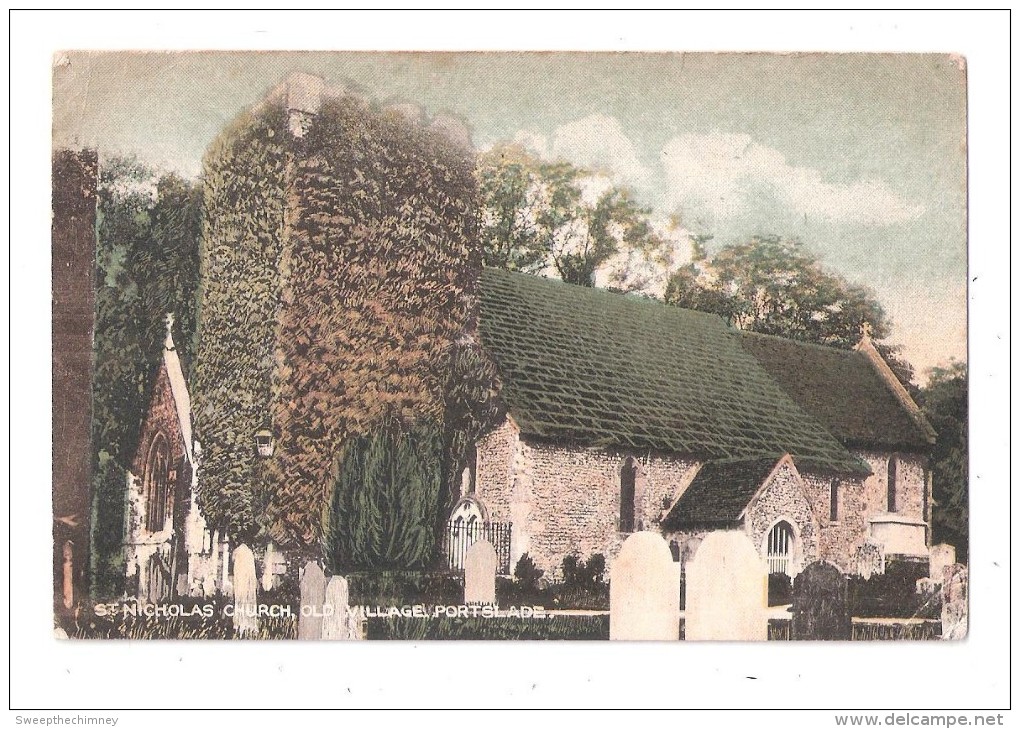 ST. NICHOLAS CHURCH OLD VILLAGE PORTSLADE UNUSED NR HOVE BRIGHTON - Altri & Non Classificati