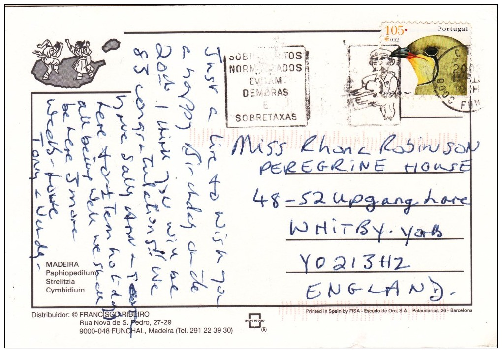 Madeira,Portugal,Posted With Stamp.P13. - Madeira