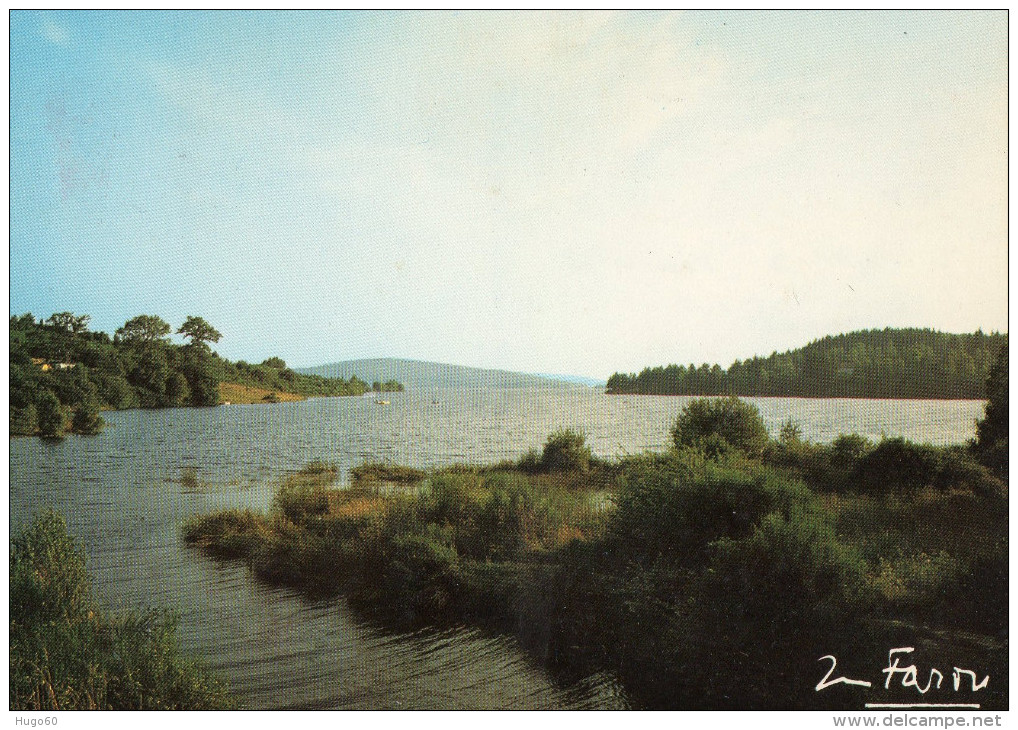 LAC DE VASSIVIERE - Situé Aux Confins De La Hte Vienne Creuse Et Corrèze - Edit: Marcel Farou - Autres & Non Classés