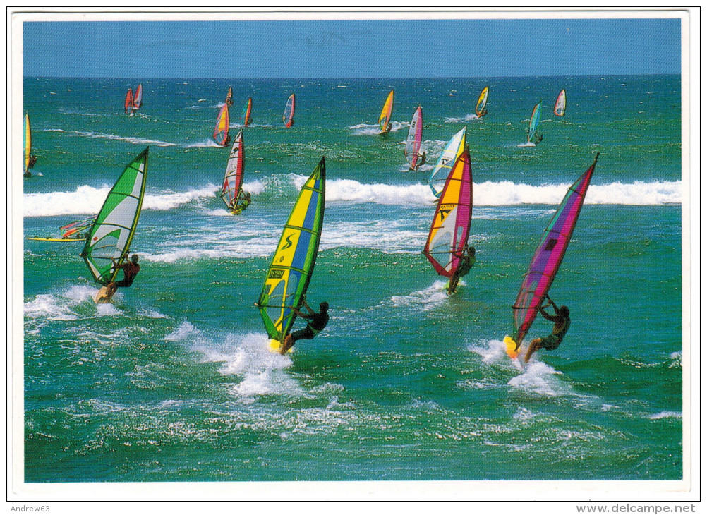 CARTOLINA - USA - Hawaii - Paia, Maui - Windsurf - Viaggiata Per Les Deux Alpes - Maui