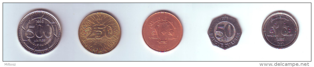 Lebanon 5 Coins Lot - Lebanon