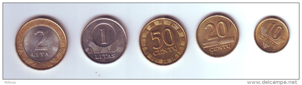 Lithuania 6 Coins Lot - Litouwen